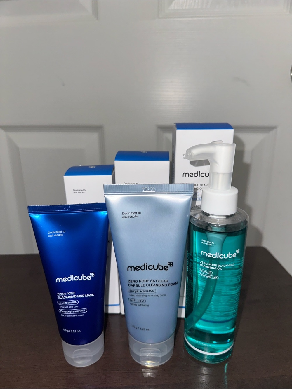 medicube Pore Care Skincare Trio in Blue & Teal